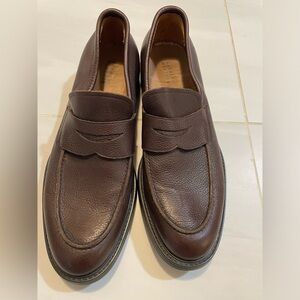 Barneys New York  Brown Dress Leather Loafer 10.5